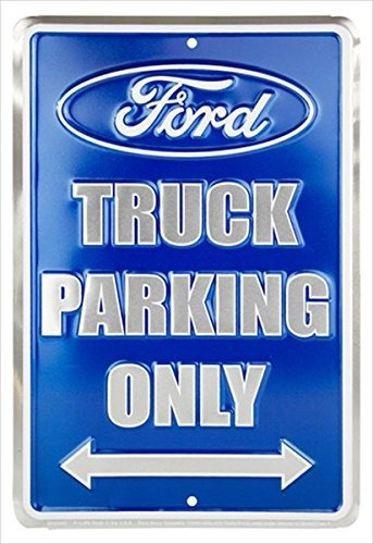 Ford Truck Parking Only Tin Sign 8 x 12 en