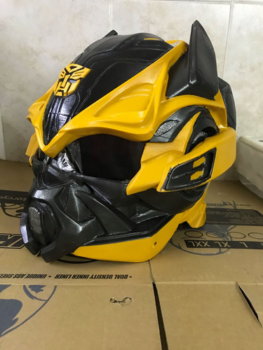 Casco Bumblebee Transformers Amarillo G