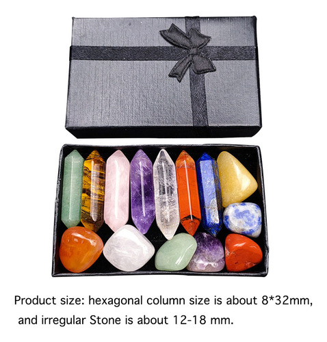Juego De Piedras Preciosas Curativas Para Chakras De Cristal