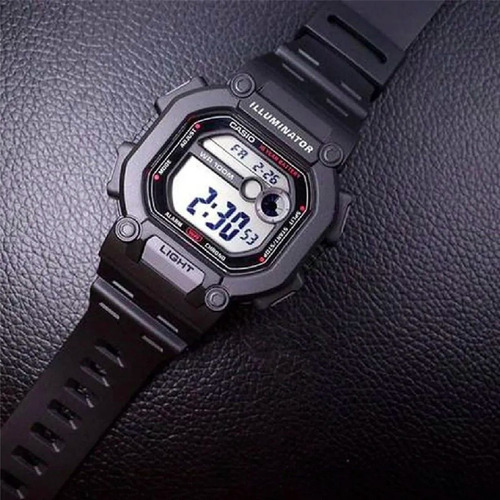 Reloj Hombre Casio W-737h-1a Negro Digital