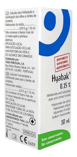 Hyabak Gotas 0.15% X 10ml