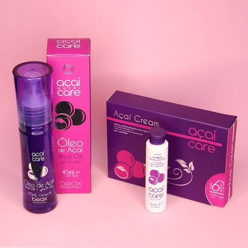 Kit Óleo De Acaí + Ampola Restauradora Açaí (caixa Com 6un)
