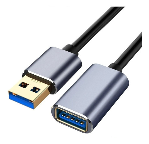 Cabo Extensão Extensor Usb 3.0 Macho X Fêmea 1,5mt Alumínio