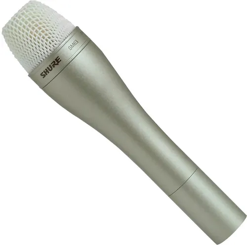 Micrófono Shure Sm63 Dinámico Omnidireccional color champagne