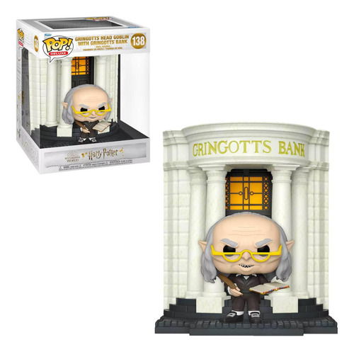 Boneco Funko Pop Gringotts Head Goblin W G Bank