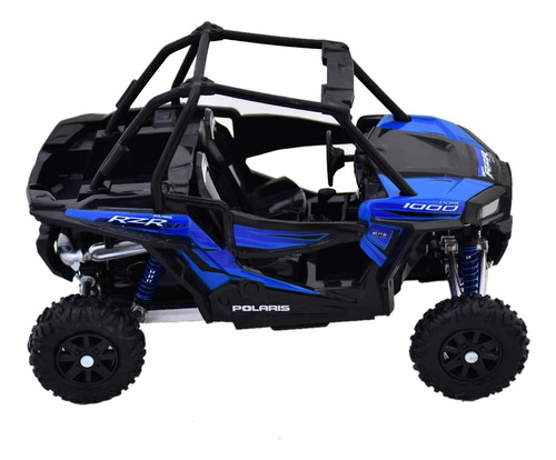 New Ray Toys Atv Scale 1:18 Polaris Rzr Xpb, Blue Budu