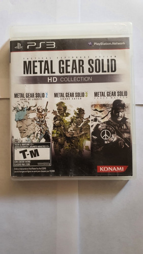Metal Gear Solid  Hd Collection Ps3