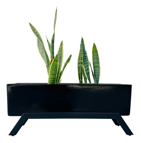 Maceta Rectangular Con Base
