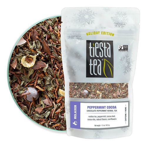 Tiesta Tea - Acogedor Cacao De Menta, T De Hierbas De Chocol