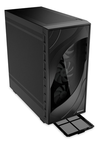 Gabinete Atx Gamer Sharkoon Rebel C80m Rgb Panel Metal Negro