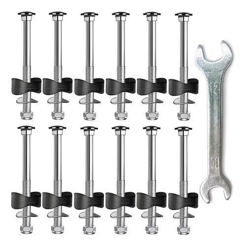 Fhome Paquete De 12 Tornillos Para Cama Elástica, Piezas De