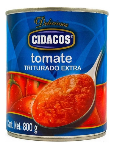 3 Pza Tomate Triturado Cidacos Extra 800 G