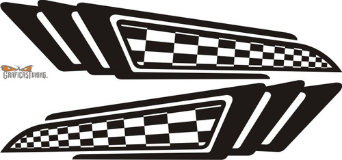 Imagen 4 de 4 de Calcos Para Autos 01 Graficastuning