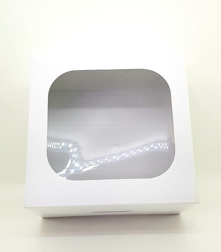 Caja Para Mini Tortas (17 X 17 X 10 Cm) C/visor Pack X 10 U.