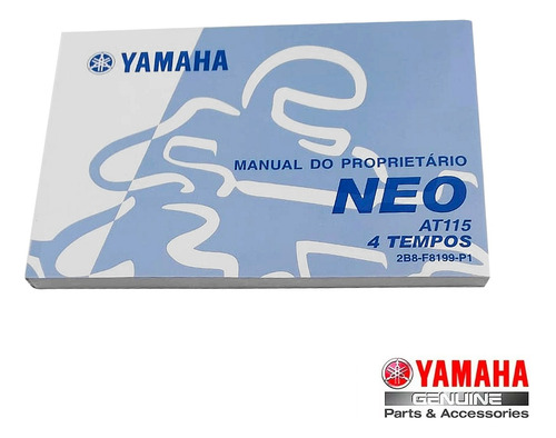 Manual Do Proprietário Neo At 115 (2007) Original Yamaha