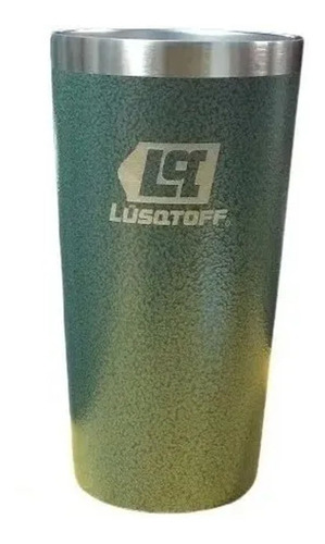 Vaso Térmico Lusqtoff 430ml Verde Vtl430-8v Frio Calor Acero