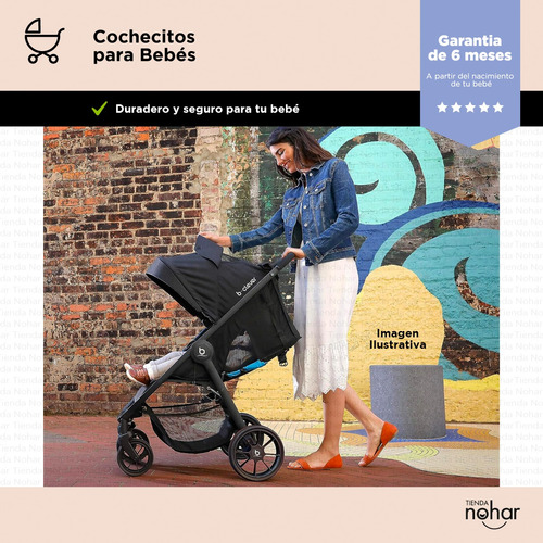 Coche Bebe Cuna Britax B-clever Plegado Rapido 6 Posiciones