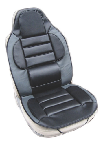 Cubreasiento Deportivo Simil Cuero Negro - Butaca Delantera