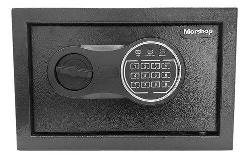 Caja Fuerte De Seguridad Digital Electronica Teclado + Llave Color Nano black