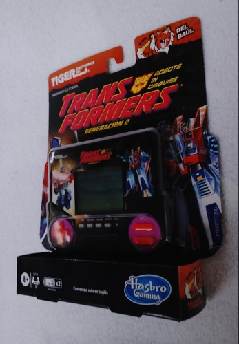 Transformers Juego Video Lcd Portátil Retro Tiger Electronic