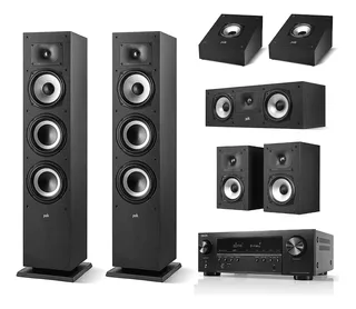 Home Theater Polk Dolby Atmos Y Receiver Denon Avr-s70bt