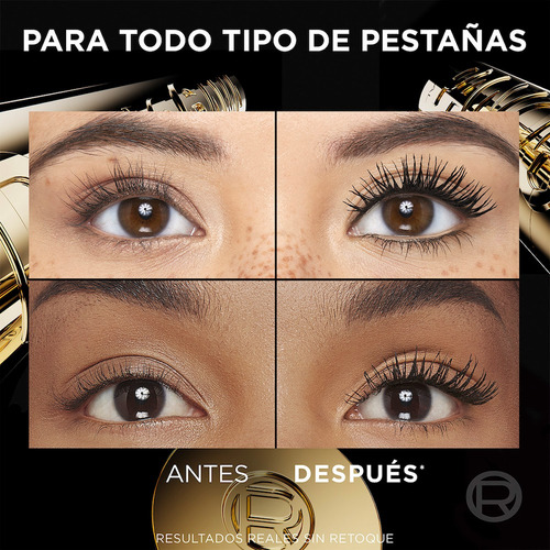 Máscara L'oréal Voluminous Panorama Lavable 701 Black 9.9 Ml