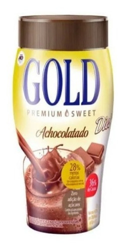 Achocolatado Em Pó Diet Gold Premium Sweet 36% De Cacau 200g