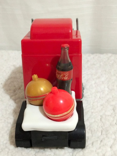 Lote De 4 Pz Coca-cola Trailer De Juguete Y Más Trailer Rojo (Usado)