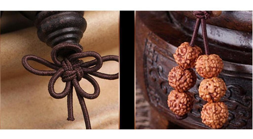 Imagen 6 de 12 de 5 Cuerdas Elásticas Para Hacer Joyas Budistas, Color Negro,