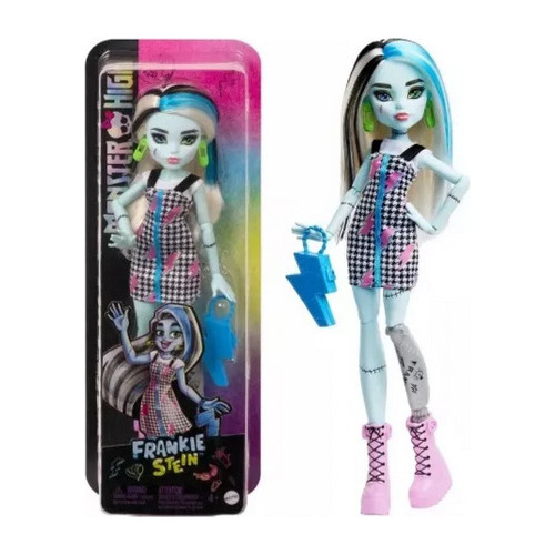 Monster High Frankie Stein Muñeca Articulada 28cm - Mattel