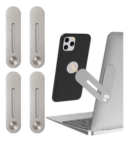 4 Soporte Celular Aluminio Magnético Laptop Notebook Tablet