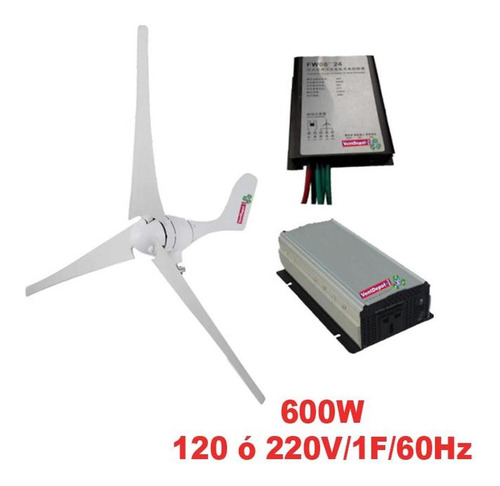 Kit Eólico Generador De Energía, Mxlok-002, Generador 600w,