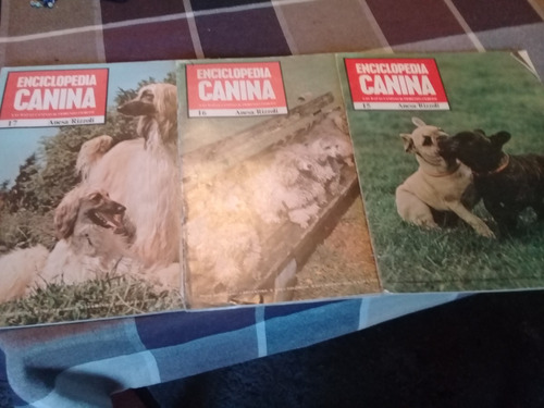 Enciclopedia Canina Por Lote!!! 3 Ejemplares Usados!!!