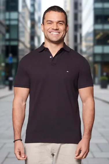 Camisa Polo Tommy Hilfiger Masculino 1985 Regular Black N/a M Liso