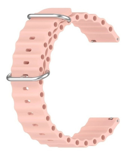 Poolsy pulseira relógio smart compatível oceano cor rosa largura 22 mm