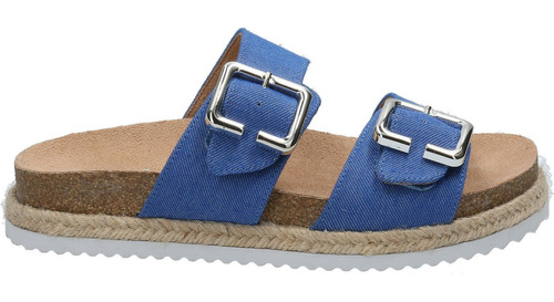 Sandalia Mujer Iris Ii Azul Hush Puppies