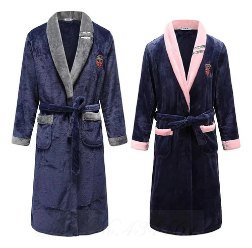 Bata Tipo Kimono, Bata De Baño, Bata De Franela, Ropa De Dor
