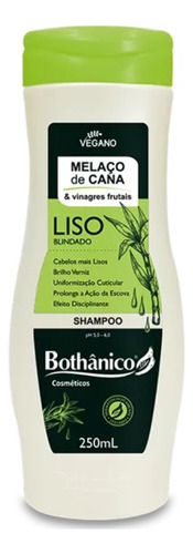 Shampoo Melaço De Cana 250ml Bothânico Cosméticos