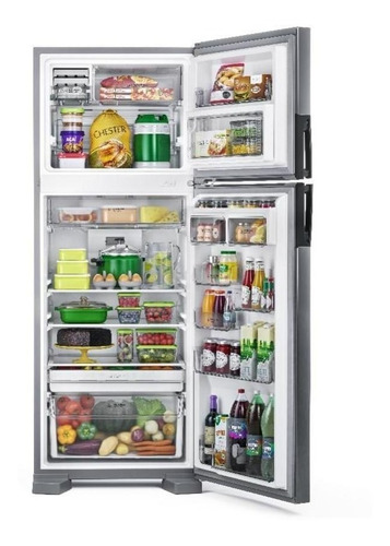 Imagen 4 de 4 de Heladera Ariston Top Mount Trm56 Acero Inox 450 Lts No Frost
