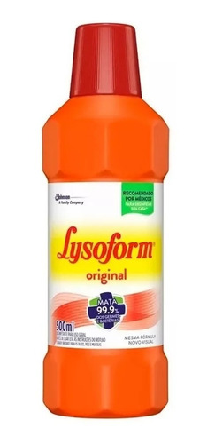 Imagem 2 de 4 de Desinfetante Lysoform Original 2 Litro Bactericida 99,9%