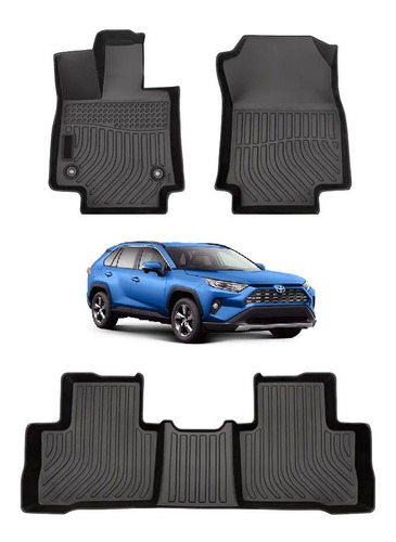 Kit Pisos Rígidos Calce Perfecto Toyota Rav4 2019 - 2023+