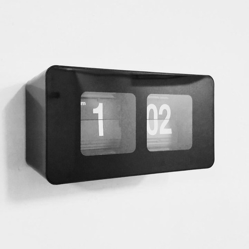 Retro Auto Flip Clock Arquivo Down Page Relógios Quarto De