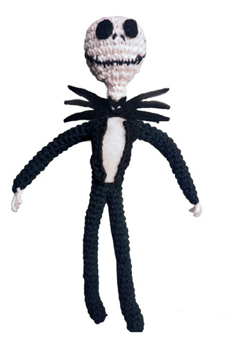 Muñeco Jack Skellington Tejido Al Crochet (tim Burton)