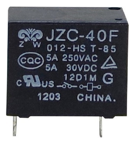 Rele Potencia Jzc-40f-012-hs Jzc-40f 12v 5a