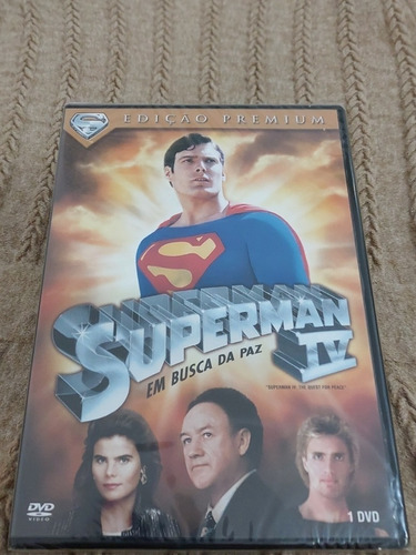Dvd Superman Iv Em Busca Da Paz Edição Premium Novo