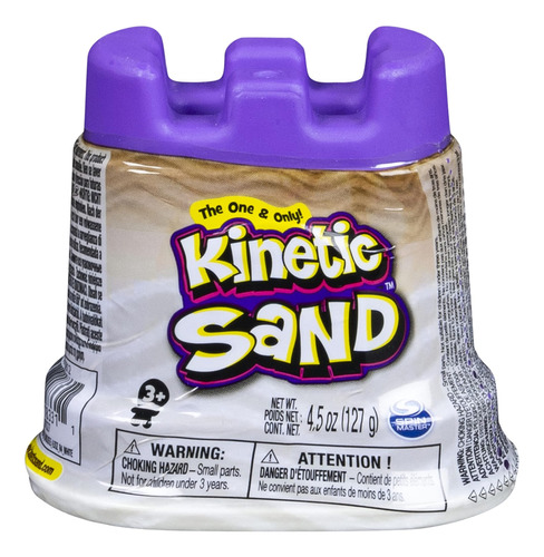 Kinetic Sand - Contenedor Individual - 4.5 Oz - Blanco