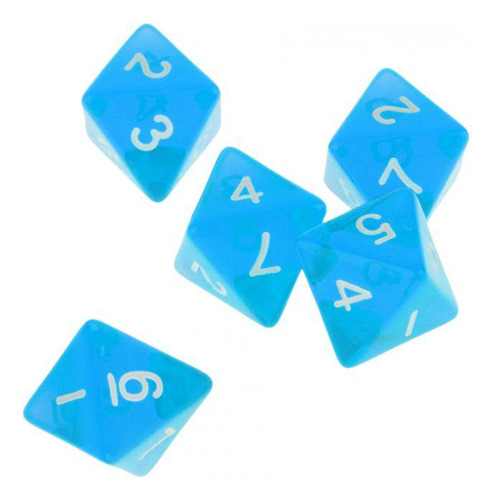 Dados De MĂșltiples Caras 5 Piezas