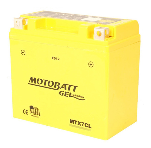 Bateria Motobatt Gel 12v 7 Ah Mtx7cl 12n7-3b Yb7l-b