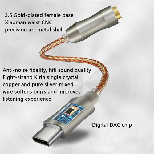 Adaptador Usb Tipo C A Jack De 3 5 Mm Usb Tipo C A Conector