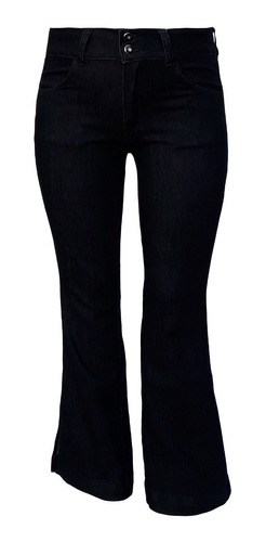 Calça Jeans Flare C/ Fenda Lateral Plus Size Tam. 44 Ao 60